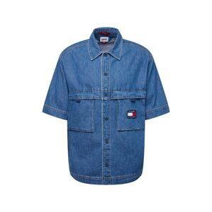Tommy Jeans Košile  modrá džínovina / bílá / červená / marine modrá