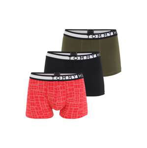 Tommy Hilfiger Underwear Boxerky  červená / tmavě modrá / bílá / khaki