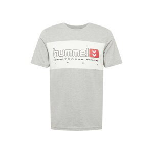 Hummel Funkční tričko  šedý melír / bílá / černá / červená