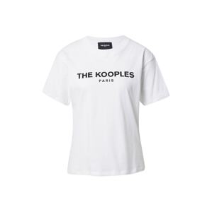 The Kooples Tričko  černá / bílá