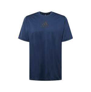 ADIDAS SPORTSWEAR Funkční tričko  tmavě modrá / černá