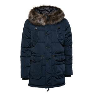 Superdry Zimní parka 'CHINOOK'  tmavě modrá / tmavě hnědá