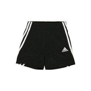 ADIDAS SPORTSWEAR Sportovní kalhoty  černá / bílá