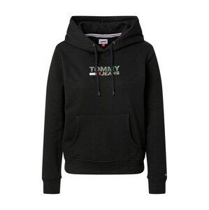 Tommy Jeans Mikina  námořnická modř / ohnivá červená / černá / bílá