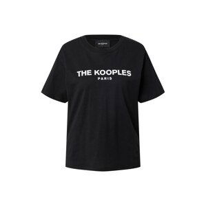 The Kooples Tričko  černá / bílá