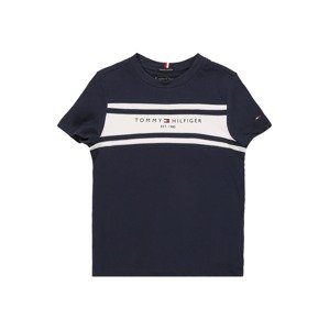 TOMMY HILFIGER Tričko  námořnická modř / červená / bílá