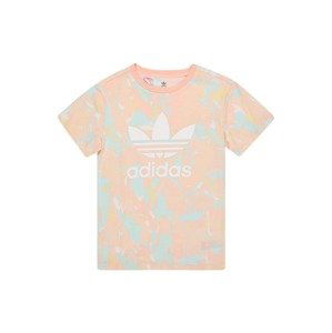 ADIDAS ORIGINALS Tričko  tyrkysová / pink / bílý melír