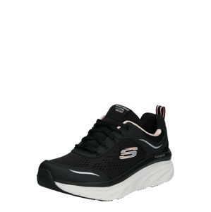 SKECHERS Tenisky 'D'lux Walker'  černá / stříbrná