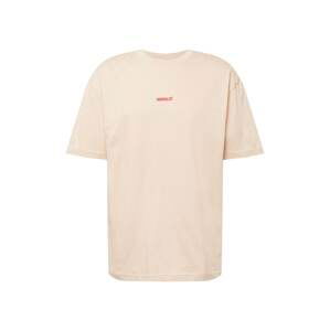 River Island T-Shirt  písková / světle červená