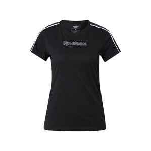 Reebok Sport Funkční tričko  černá / bílá