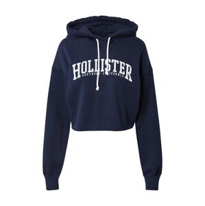 HOLLISTER Mikina  námořnická modř / bílá