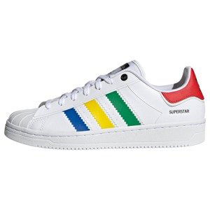 ADIDAS ORIGINALS Tenisky 'Superstar'  modrá / žlutá / zelená / červená / bílá