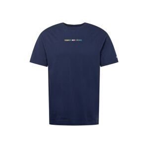 Tommy Jeans Tričko  námořnická modř / mix barev