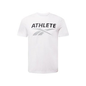 Reebok Sport Funkční tričko  stříbrně šedá / černá / bílá