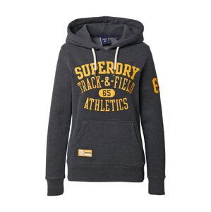 Superdry Mikina  antracitová / žlutá