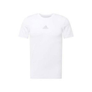 ADIDAS PERFORMANCE Funkční tričko  bílá / světle šedá