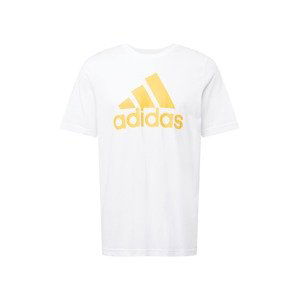 ADIDAS SPORTSWEAR Funkční tričko  žlutá / bílá