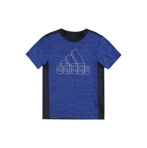 ADIDAS PERFORMANCE Funkční tričko  královská modrá / noční modrá / bílá