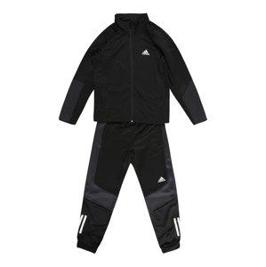 ADIDAS PERFORMANCE Tepláková souprava  černá / tmavě šedá / bílá