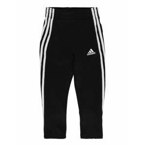 ADIDAS SPORTSWEAR Sportovní kalhoty  černá / bílá