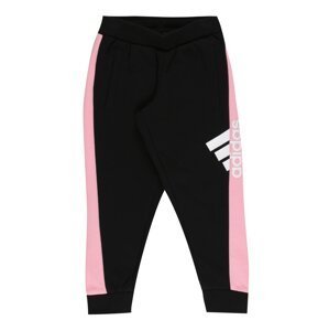ADIDAS PERFORMANCE Sportovní kalhoty 'BOS'  černá / světle růžová / bílá