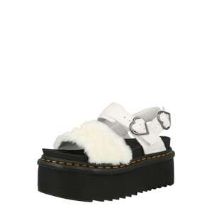 Dr. Martens Sandály 'Voss Quad Fluffy'  bílá