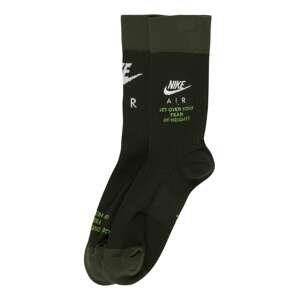 Nike Sportswear Ponožky  jedle / bílá / kiwi