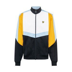 Lyle & Scott Mikina s kapucí  světlemodrá / bílá / oranžová / noční modrá