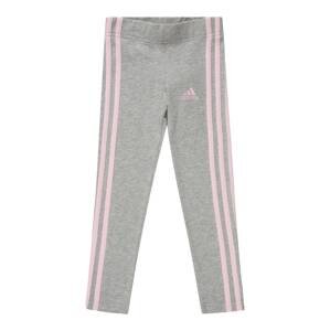ADIDAS SPORTSWEAR Sportovní kalhoty  šedá / pastelově růžová