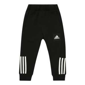 ADIDAS PERFORMANCE Sportovní kalhoty  černá / bílá