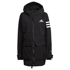 ADIDAS PERFORMANCE Outdoorová bunda  černá / bílá