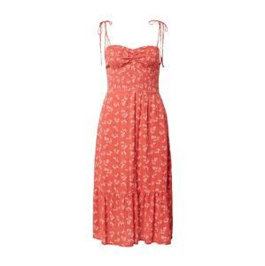 Abercrombie & Fitch Letní šaty  melounová / bílá