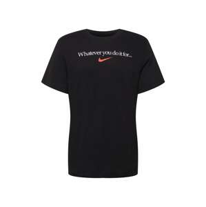 NIKE Funkční tričko  červená / černá / bílá