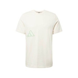 ADIDAS PERFORMANCE Funkční tričko  světle zelená / bílá