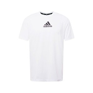 ADIDAS PERFORMANCE Funkční tričko  černá / bílá