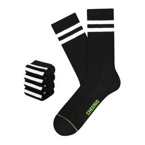 CHEERIO* Sportovní ponožky 'TENNIS TYPE 4P'  černá