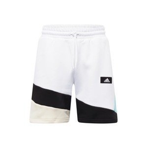 ADIDAS PERFORMANCE Sportovní kalhoty 'FI CB'  bílá / přírodní bílá / černá
