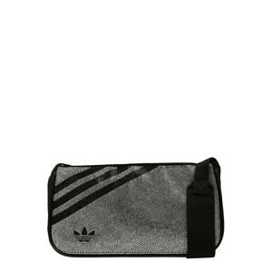 ADIDAS ORIGINALS Taška přes rameno  stříbrná / černá