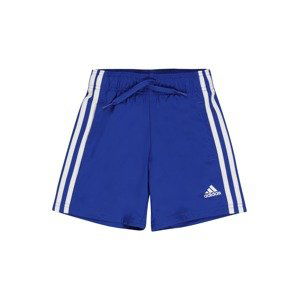 ADIDAS PERFORMANCE Sportovní kalhoty  modrá / bílá