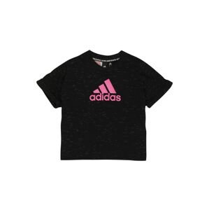 ADIDAS PERFORMANCE Funkční tričko  černá / bílá / pink