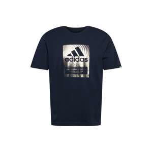 ADIDAS PERFORMANCE Funkční tričko  tmavě modrá / stříbrná