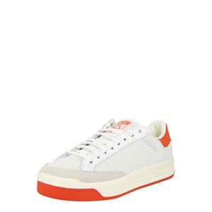 ADIDAS ORIGINALS Tenisky 'Rod Laver'  bílá / světle šedá / tmavě oranžová