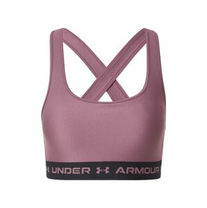 UNDER ARMOUR Sportovní podprsenka  švestková / černá