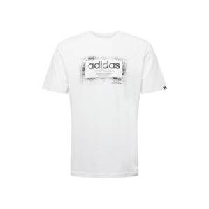 ADIDAS PERFORMANCE Funkční tričko  černá / bílá