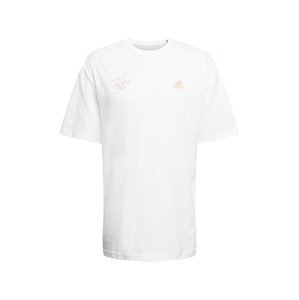 ADIDAS PERFORMANCE Funkční tričko  bílá / broskvová