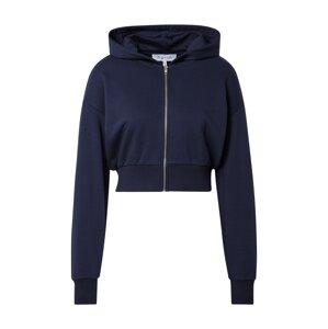 NU-IN ACTIVE Sportovní mikina s kapucí 'Zip Up Cropped Hoodie'  námořnická modř