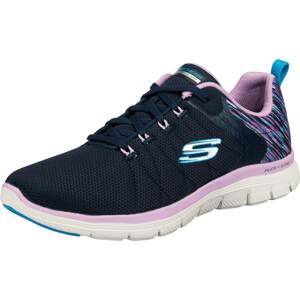 SKECHERS Tenisky 'Flex Appeal 4.4'  tyrkysová / tmavě modrá / bledě fialová / pink