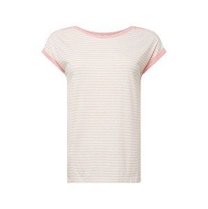Esprit Curves Tričko  světle růžová / přírodní bílá