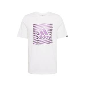 ADIDAS PERFORMANCE Funkční tričko  světle fialová / bílá