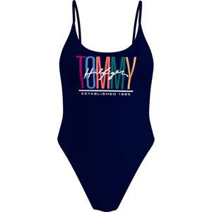 Tommy Hilfiger Underwear Plavky  marine modrá / světlemodrá / meruňková / pink / bílá